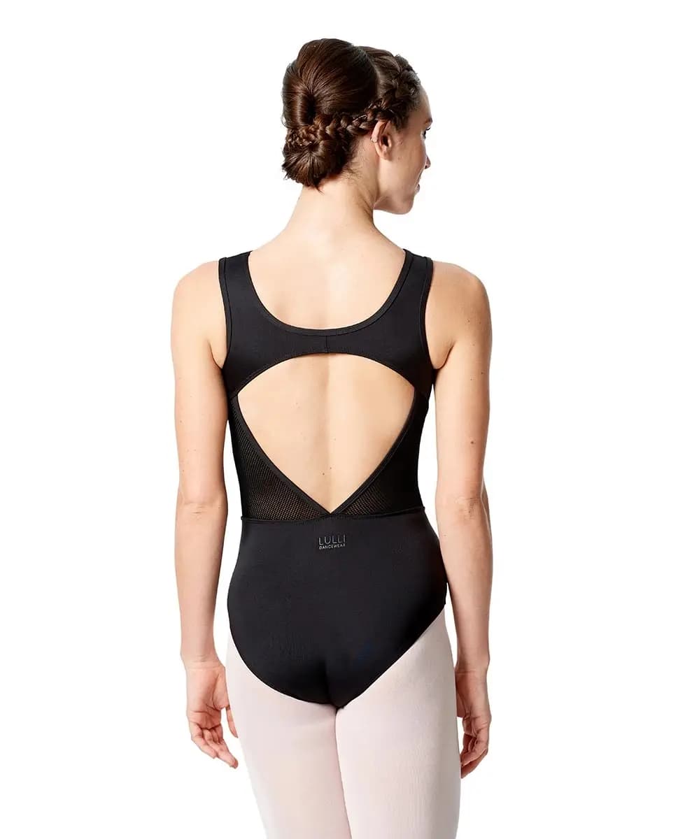 Lace Panel Tank Leotard Bogdana