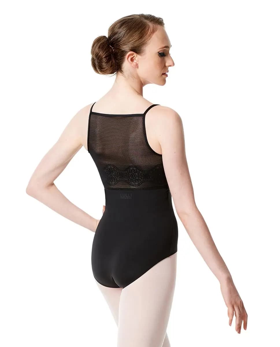 Deco Mesh Back Camisole Leotard Federica