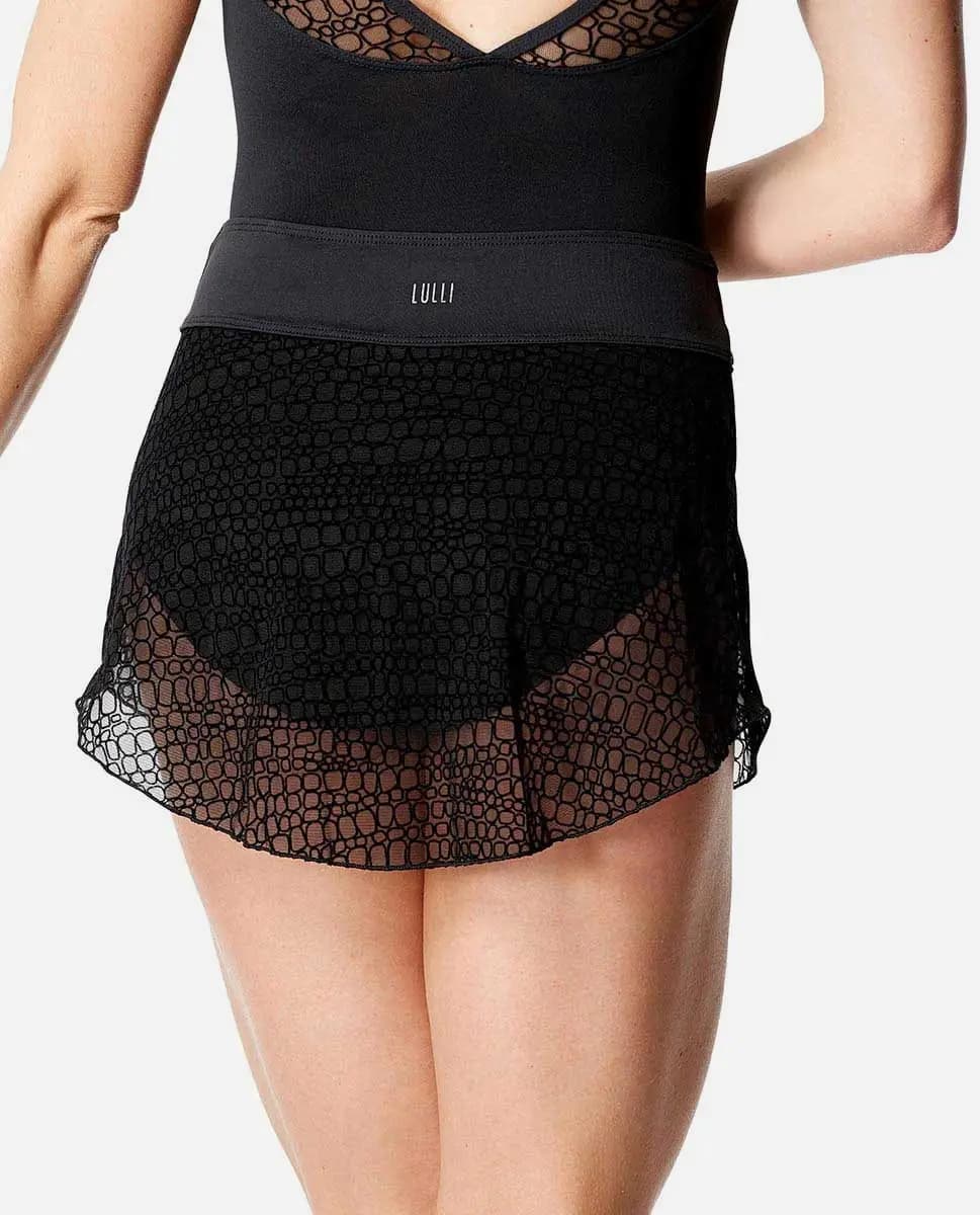 Francine BACK Flocked Mesh Pull On Dance Skirt – Lulli