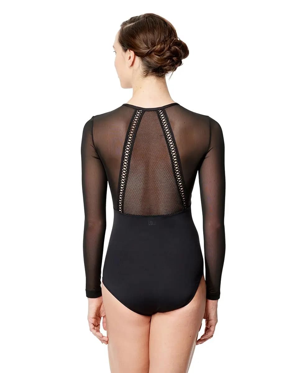 LULLI Mesh Black Leotard Simona