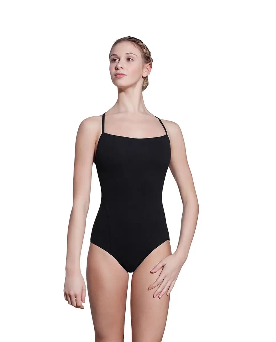 Amelia Camisole Leotard With Crossed Straps