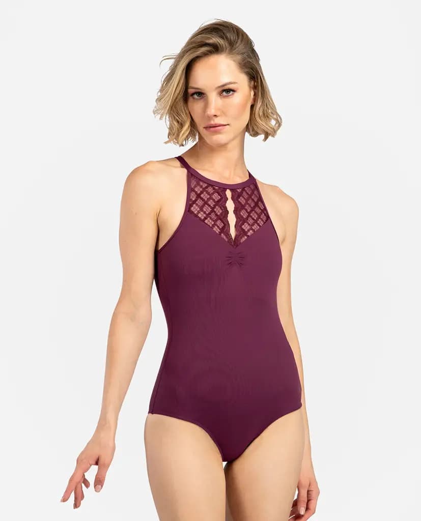 Womens Collar Leotard Elyn