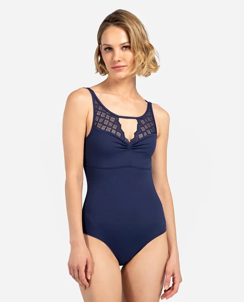 Womens High Neck Leotard Abelia
