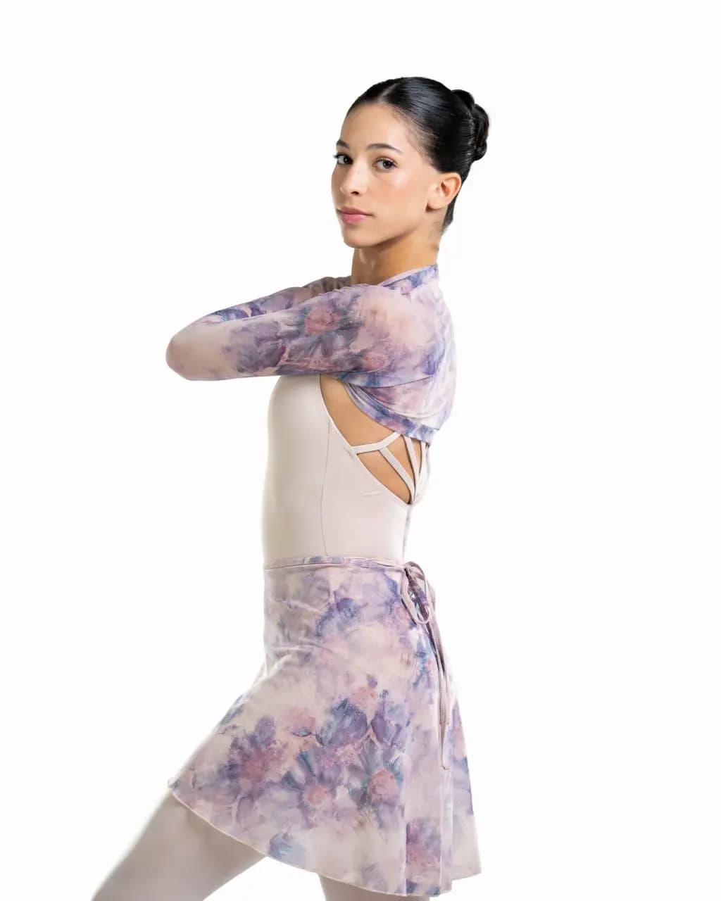 Long Sleeve Mesh Shrug Macie