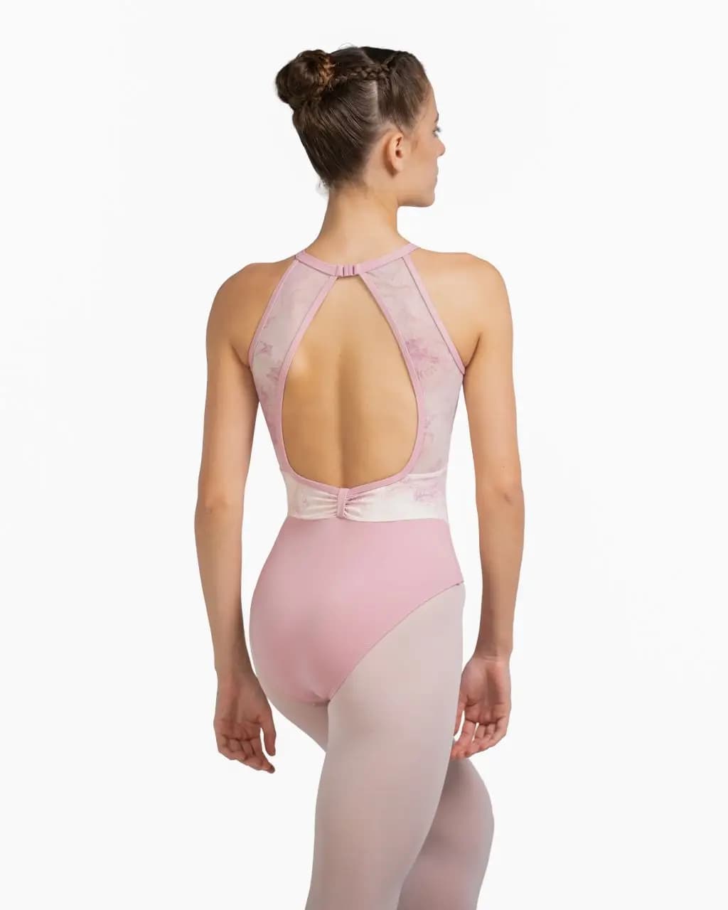 High Neck Halter Secret Garden Leotard Ada