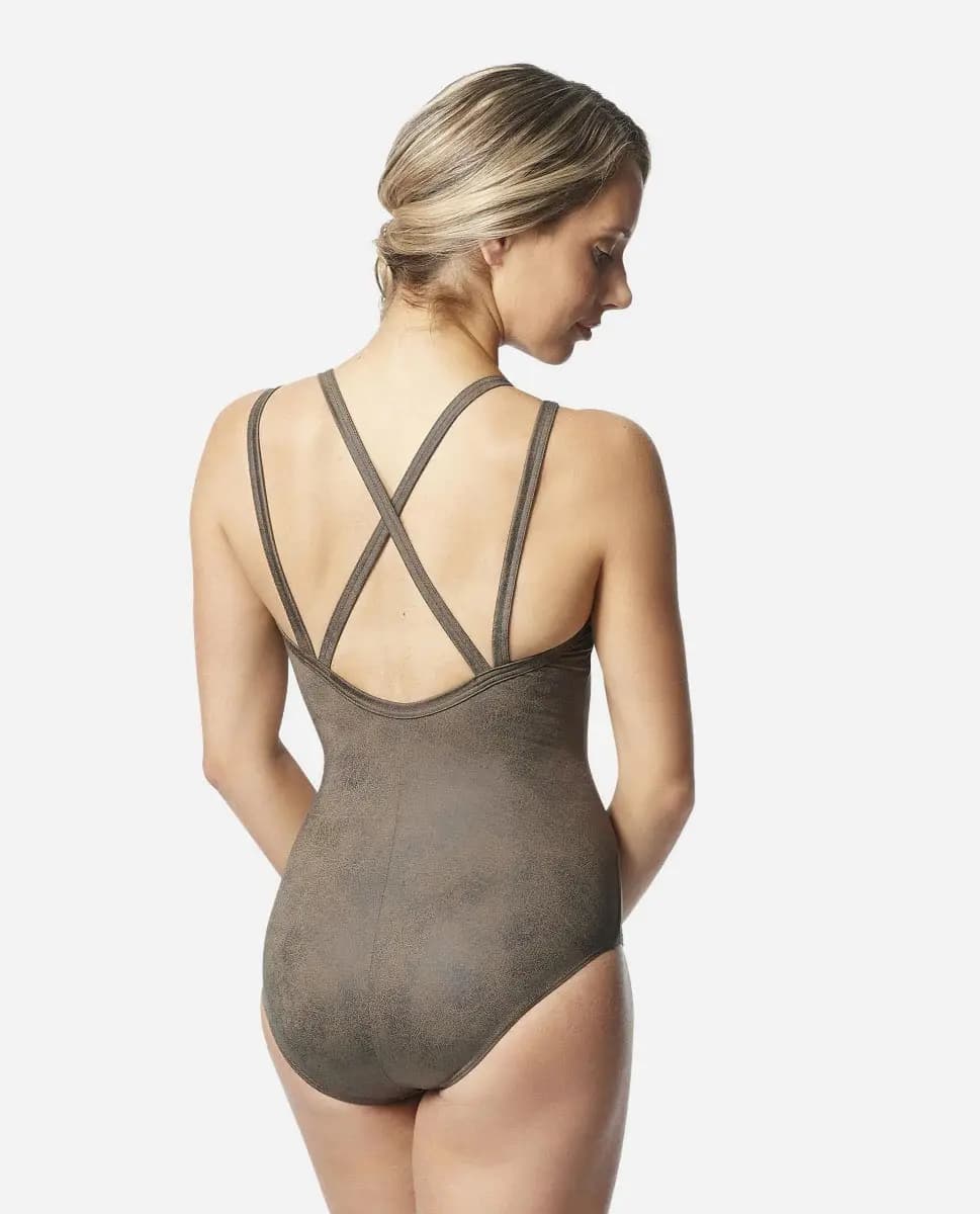 High Neck Leotard Elle