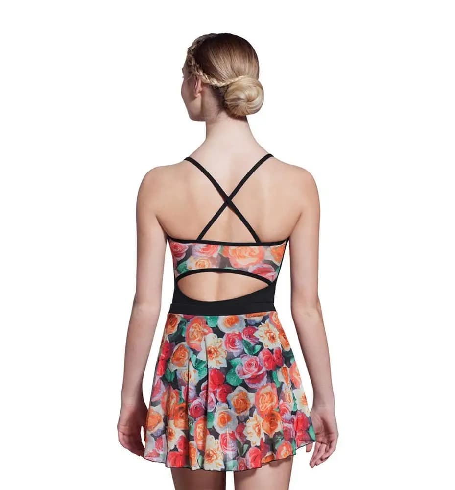 Rose Print Wrap Dance Skirt Allison