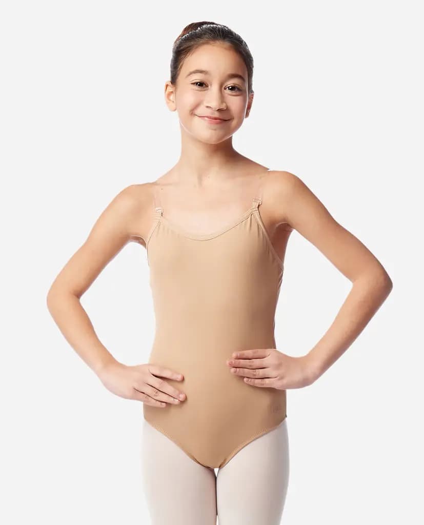Undergarment Girls Clear Straps Leotard Elouise