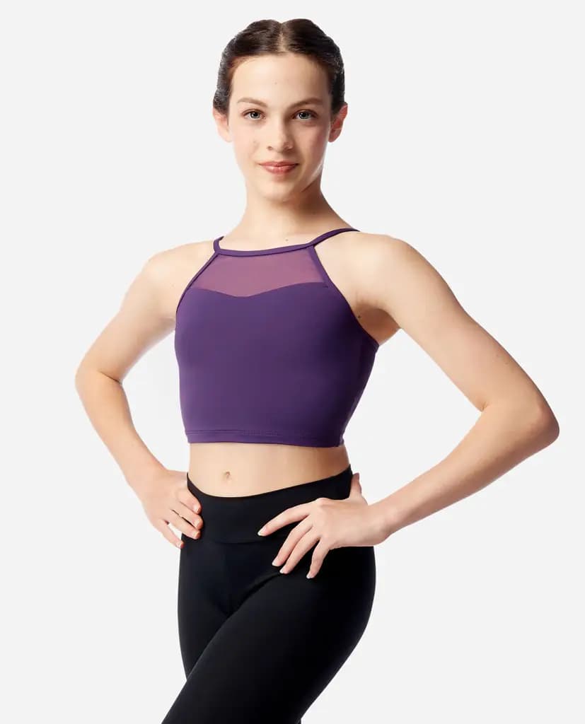 Girls High Neck Crop Top Josie