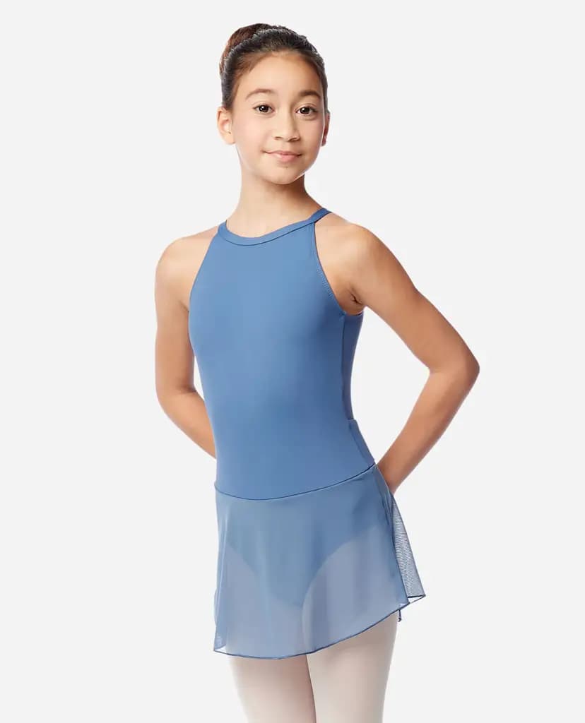 Girls Skirted High Neck Leotard Adalynn