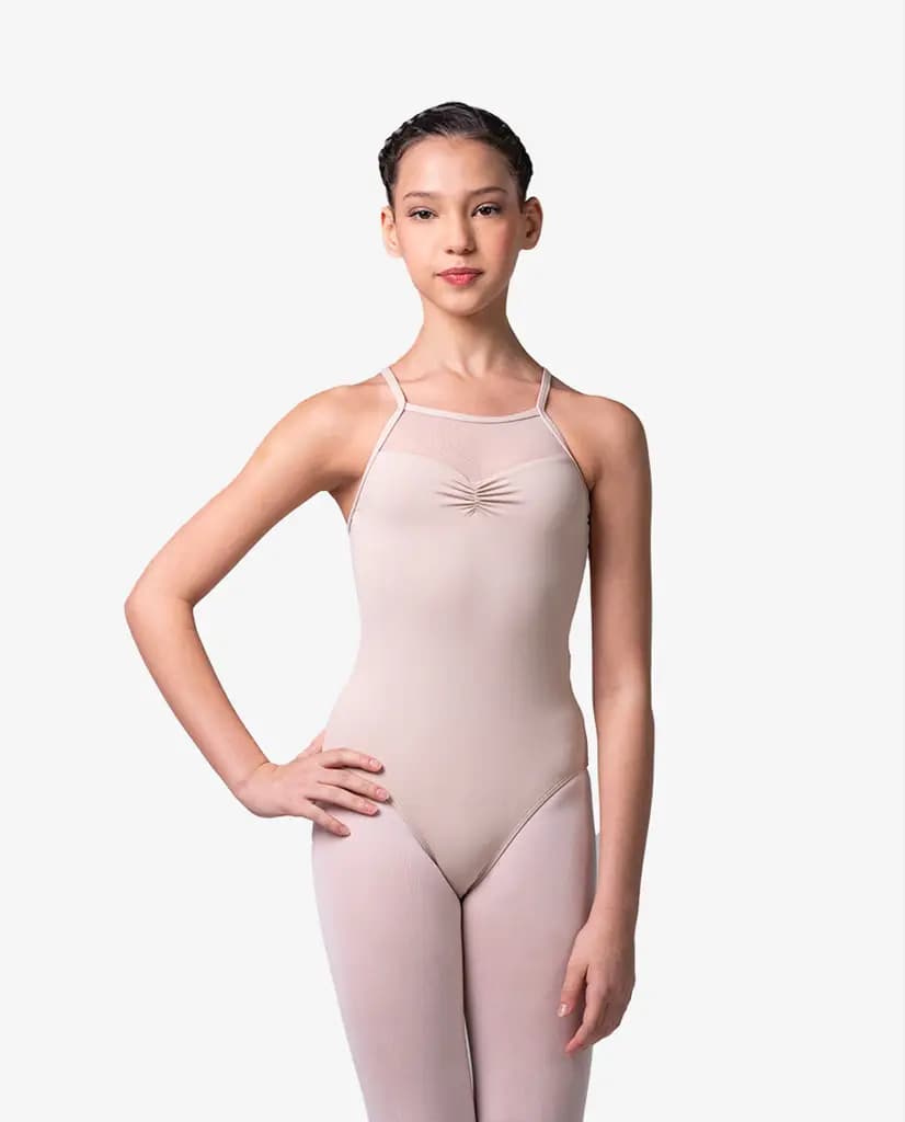 Girls Camisole Dance Leotard Lydia front