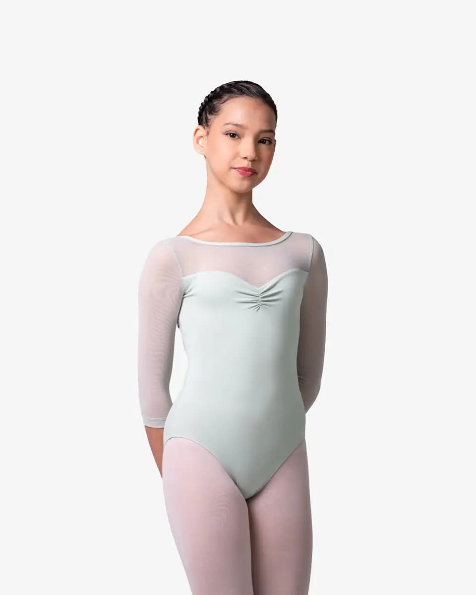 Girls 3/4 Sleeve Dance Leotard Natalia