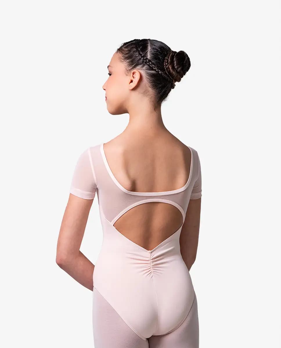Girls Short Sleeve Dance Leotard Josie