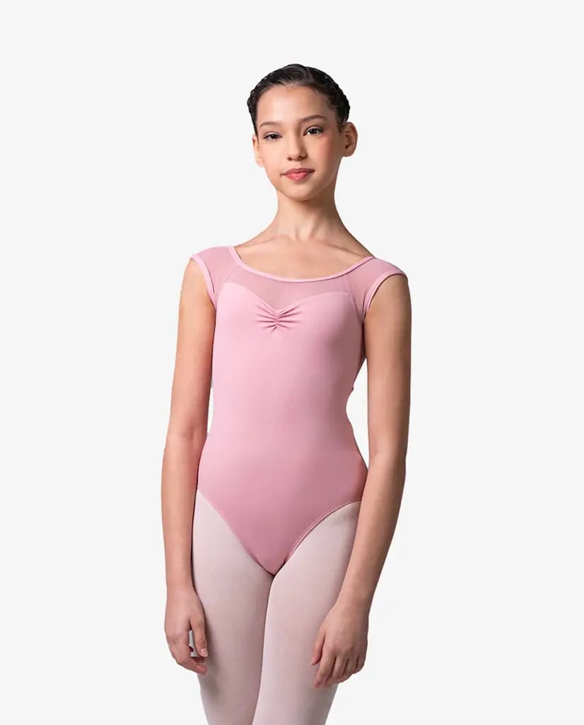 Girls Cap Sleeve Dance Leotard Zoey