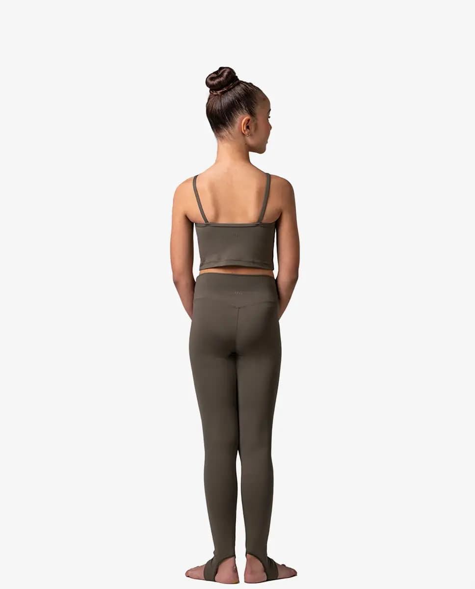 Girls High-Waisted Stirrup Dance Legging Caroline