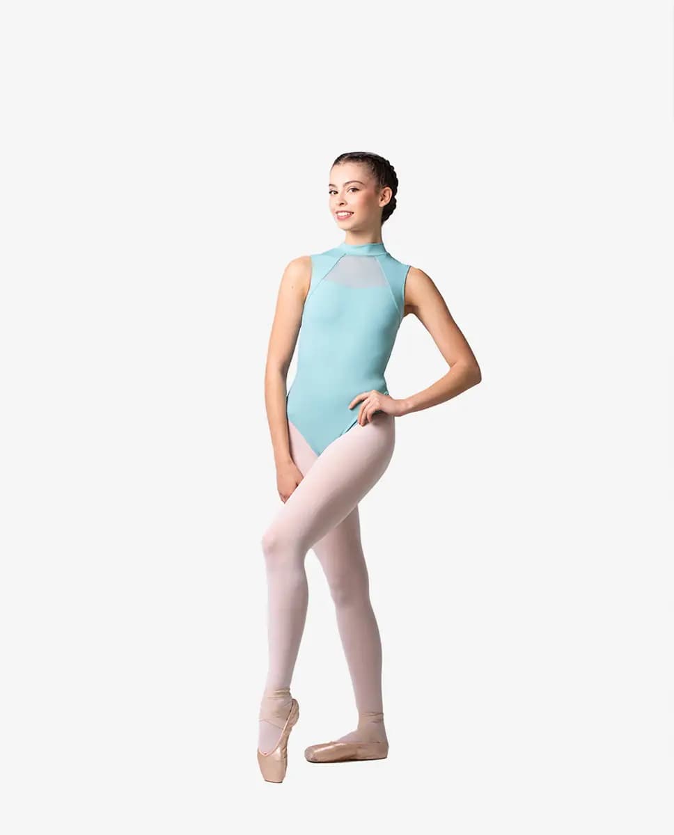 Mock Neck Dance Leotard Aria