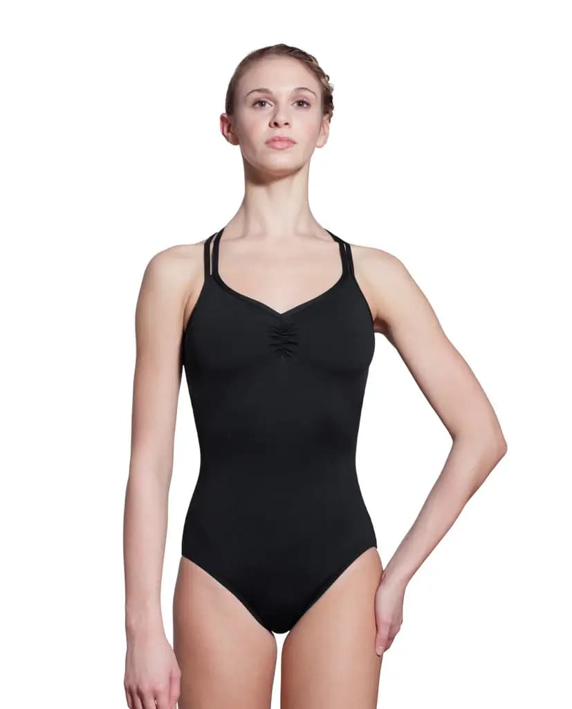 Ruby Camisole Printed Mesh Leotard